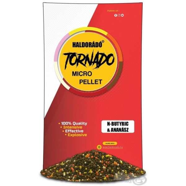 Haldorádó TORNADO Micro Pellet - N-Butyric & ananas